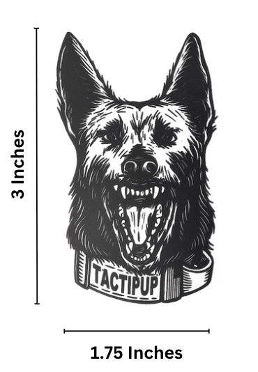 American K-9 Sticker x 3