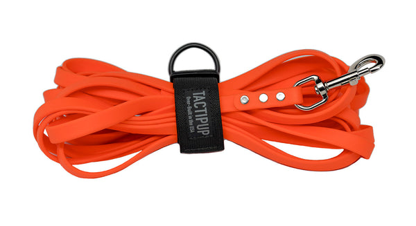 DogLine Biothane Slip Dog Leash – Waterproof, Strong, Coated Nylon Webbing – Multiple Sizes, Adjustable