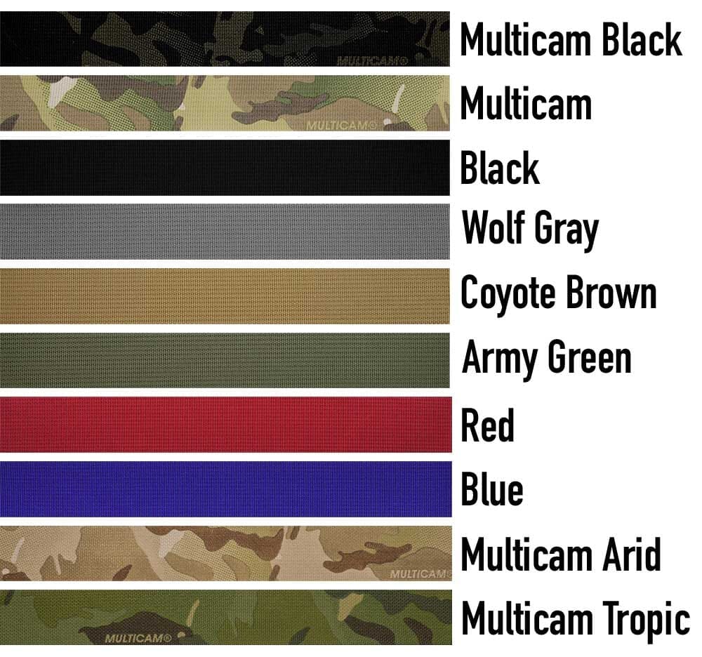 Tactipup 1 inch collar colors