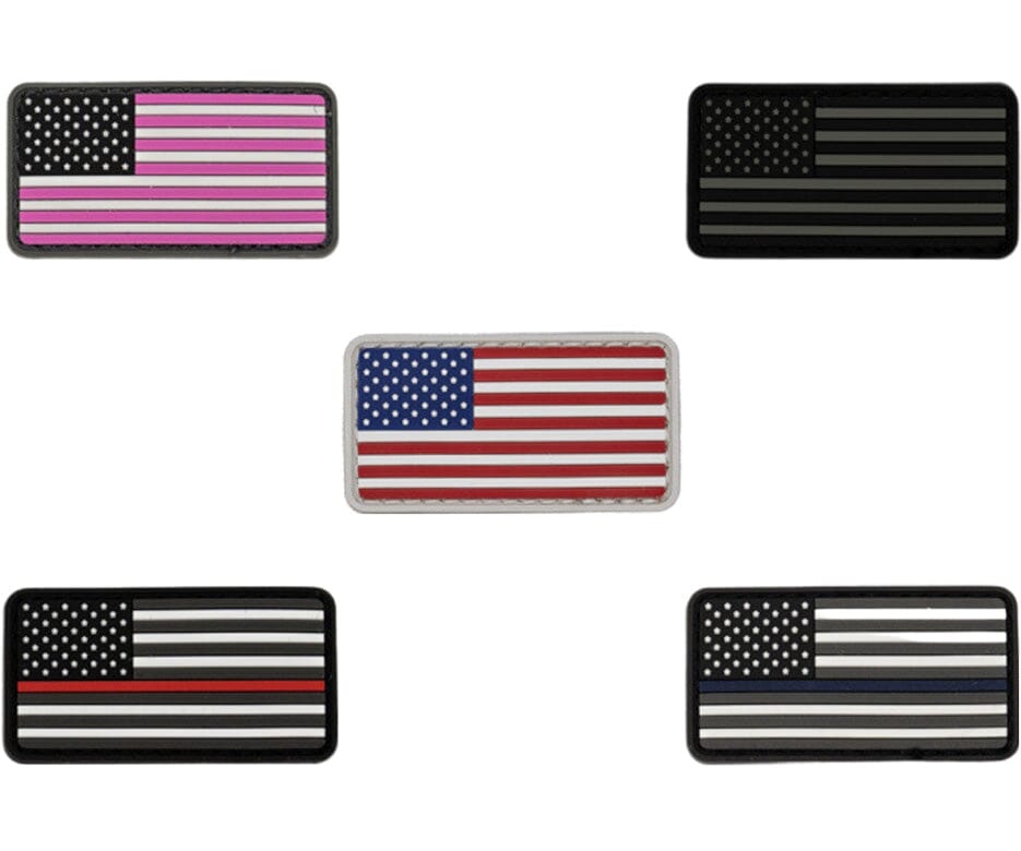 USA American Flag Patch 3”X 2” Tactical VELCRO Military Patch-Left Side