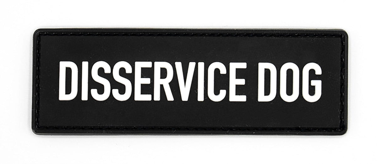 Disservice Dog Patch (4.5&quot; x 1.5&quot;)