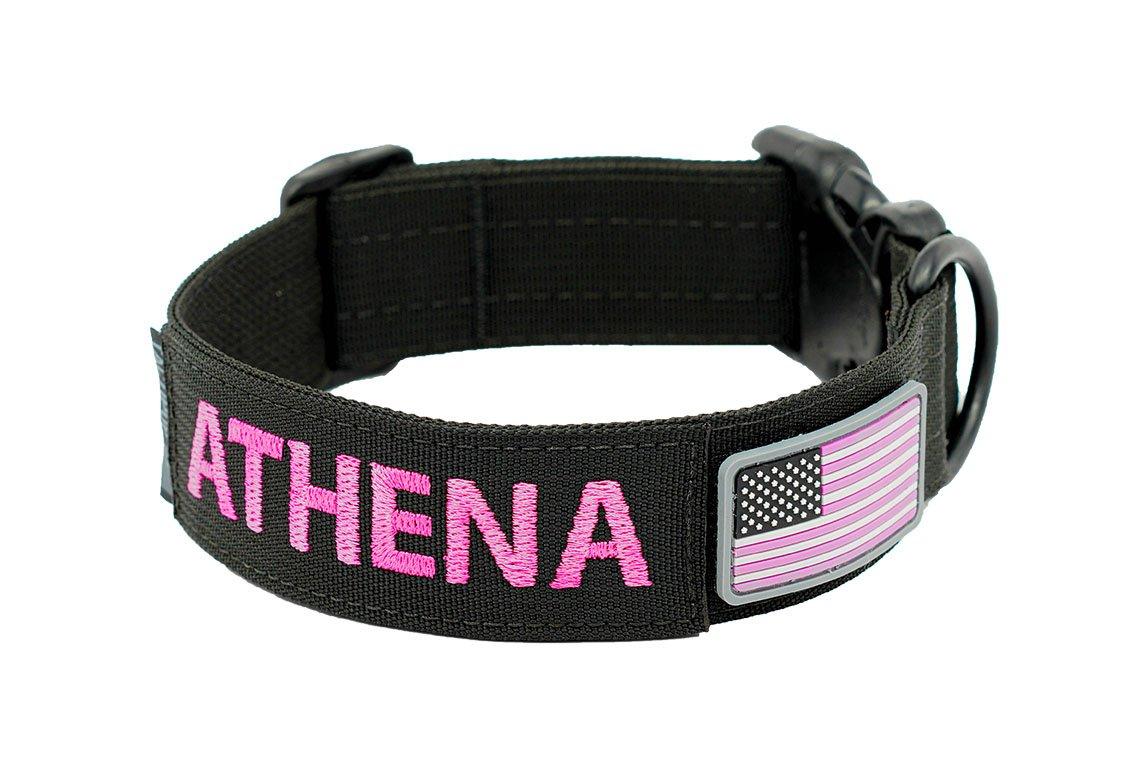 Personalized 1.5&quot; Basic Tactical Dog Collar